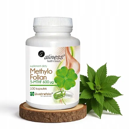 Aliness KWAS FOLIOWY Methylo Folian 5-MTHF aż 600mcg CIĄŻA Homocysteina