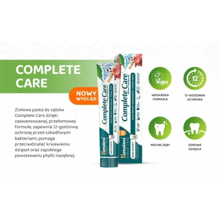 Pasta do Zębów Himalaya naturalna Complete Care Ziołowa Bez Fluoru 2x 75g
