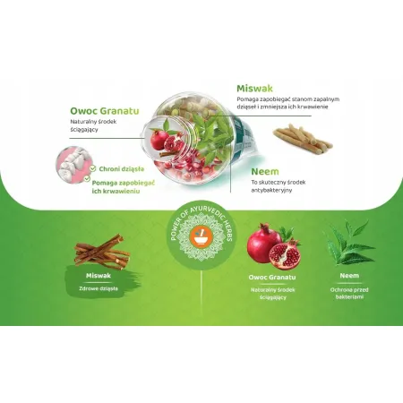 Pasta do Zębów Himalaya naturalna Complete Care Ziołowa Bez Fluoru 2x 75g