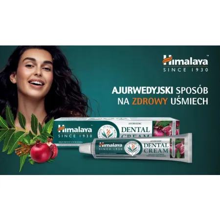 Pasta do Zębów HIMALAYA naturalna Ajurwedyjska pasta Ziołowa 100+50g GRATIS