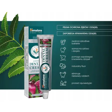 Pasta do Zębów HIMALAYA naturalna Ajurwedyjska pasta Ziołowa 100+50g GRATIS