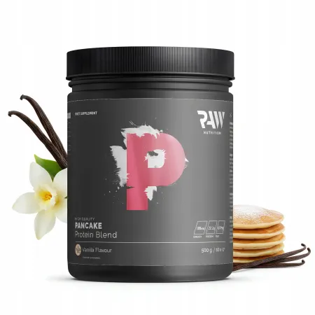 NALEŚNIKI w proszku Gofry RAW PANCAKE Proteinowe Białkowe Waniliowe 500g