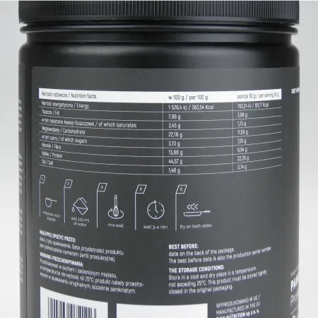 NALEŚNIKI w proszku Gofry RAW PANCAKE Proteinowe Białkowe Waniliowe 500g