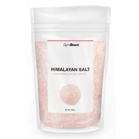 Naturalna sól HIMALAJSKA różowa drobna GYMBEAM do kuchni lub kąpieli 500g