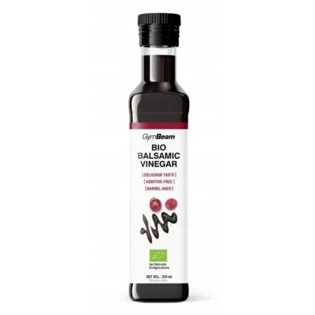 BIO ocet balsamiczny GYMBEAM z WŁOCH czysty bez barwników DO SAŁATEK 250ml