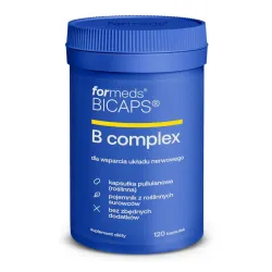 FORMEDS BICAPS B-Complex wsparcie układu nerwowego ZMĘCZENIE 120 kaps. FORMEDS BICAPS B-Complex wsparcie układu nerwowego ZMĘCZENIE 120 kaps.