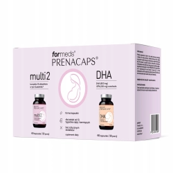 FORMEDS PRENACAPS MULTI 2 + DHA Ciąża Kwas Foliowy OMEGA WITAMINY 60+60 kap FORMEDS PRENACAPS MULTI 2 + DHA Ciąża Kwas Foliowy OMEGA WITAMINY 60+60 kap