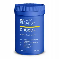 FORMEDS BICAPS C 1000+ dla wsparcia odporności witamina C ODPORNOŚĆ 60 kaps FORMEDS BICAPS C 1000+ dla wsparcia odporności witamina C ODPORNOŚĆ 60 kaps