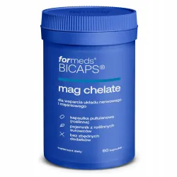 FORMEDS BICAPS MAG CHELATE MAGNEZ CHELATOWANY VEGAN Kości SKURCZE 60 kaps. FORMEDS BICAPS MAG CHELATE MAGNEZ CHELATOWANY VEGAN Kości SKURCZE 60 kaps.
