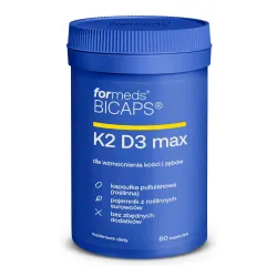 Witamina K2 D3 MAX 4000 IU Witaminy Formeds BICAPS MK-7 MK7 60 kapsułek Witamina K2 D3 MAX 4000 IU Witaminy Formeds BICAPS MK-7 MK7 60 kapsułek