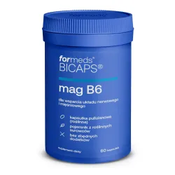 FORMEDS BICAPS Magnez B6 Cytrynian Magnezu Stres Drganie Powiek Zmęczenie FORMEDS BICAPS Magnez B6 Cytrynian Magnezu Stres Drganie Powiek Zmęczenie