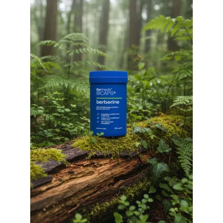 FORMEDS BICAPS Berberine dla prawidłowego poziomu glukozy cholesterol 60k