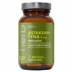 HERB ASTAKSANTYNA NATURALNA Z ALG 6mg ANTYOKSYDANT WZROK STRES 60 vege kaps