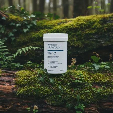 FORMEDS POWDER Ferr C żelazo z witaminą C + sok z korzenia buraka ANEMIA