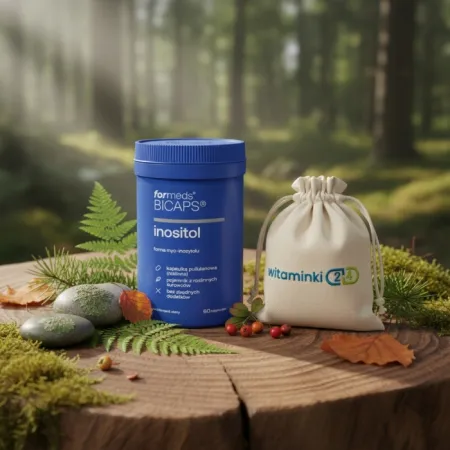 FORMEDS BICAPS Inositol Inozytol stres PŁODNOŚĆ hormony witamina B8 60 kaps