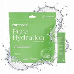 FORMEDS Pure HYDRATION elektrolity witaminy minerały smak MATCHA 14 sasz FORMEDS Pure HYDRATION elektrolity witaminy minerały smak MATCHA 14 sasz