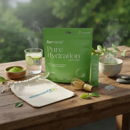 FORMEDS Pure HYDRATION elektrolity witaminy minerały smak MATCHA 14 sasz