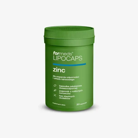 Formeds LIPOCAPS zinc Liposomalny cynk + miedź w kapsułce 30 kaps Odporność