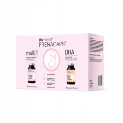 FORMEDS Prenacaps Multi 1 + DHA 60 + 60 kaps wsparcie w I trymestrze ciąży FORMEDS Prenacaps Multi 1 + DHA 60 + 60 kaps wsparcie w I trymestrze ciąży