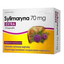 Sylimaryna Extra regeneracja wątroby detoks ostropest 30 tabletek ActivLab