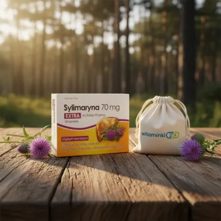 Sylimaryna Extra regeneracja wątroby detoks ostropest 30 tabletek ActivLab
