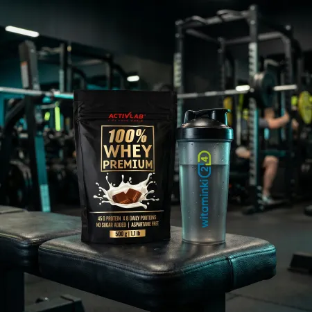 Białko WPC 100% Whey Premium ACTIVLAB Bcaa 500g serwatkowe MASA czekolada