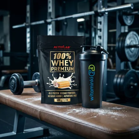 Białko WPC 100% Whey Premium ACTIVLAB Bcaa 500g serwatkowe MASA krówka