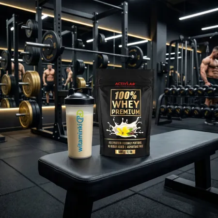 Białko WPC 100% Whey Premium ACTIVLAB Bcaa 500g serwatkowe MASA wanilia