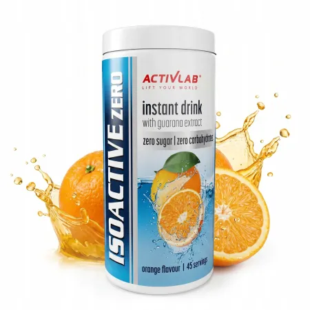 ACTIVLAB ISOACTIVE ZERO 225g ELEKTROLITY BEZ CUKRU NAWODNIENIE ORGANIZMU