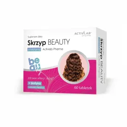 Activlab Skrzyp BEAUTY biotyna zdrowe mocne WŁOSY paznokcie skóra 60 szt.