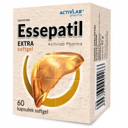 PRAWIDŁOWE FUNKCJONOWANIE WĄTROBY trawienie Activlab Essepatil EXTRA 60 kap