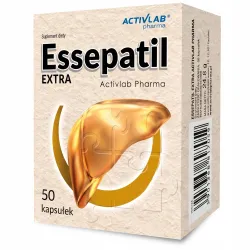 PRAWIDŁOWE FUNKCJONOWANIE WĄTROBY trawienie Activlab Essepatil EXTRA 50 kap
