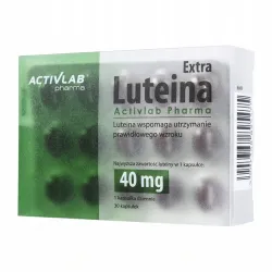 ACTIVLAB LUTEINA EXTRA WZROK 30 kaps OCZY WIDZENIE POPRAWA ZEAKSANTYNA