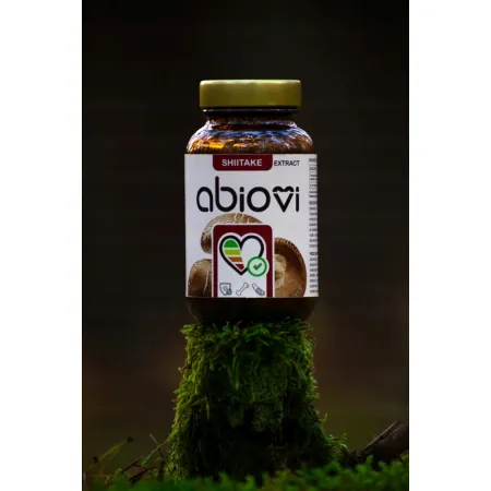 ABIOVI SHIITAKE Twardnik japoński 12:1 STRES odporność ANTI-AGING 60k