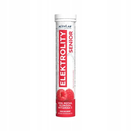 ACTIVLAB ELEKTROLITY SENIOR sód potas glukoza witamina C 20 tabletek mus.