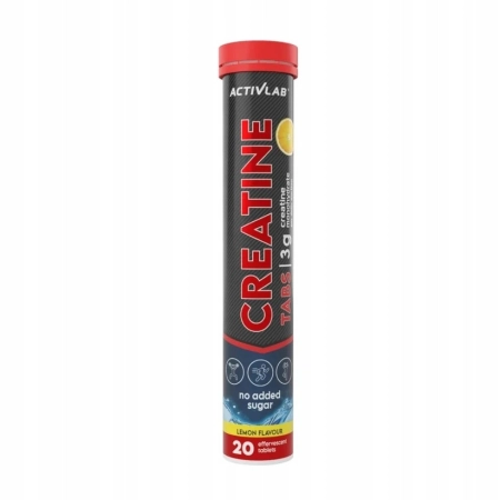 ACTIVLAB Run&Bike CREATINE MONOHYDAT KREATYNY cytrynowe tabletki musujące