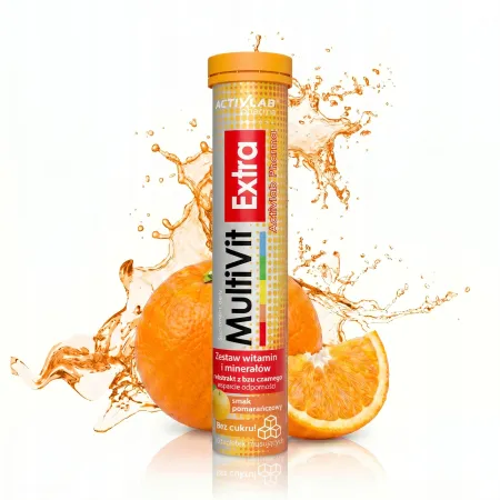 Activlab MultiVit Extra multiwitamina BEZ CUKRU tabletki musujące 20 szt