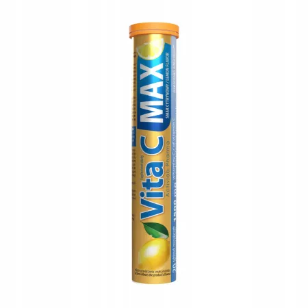 Activlab WITAMINA C MAX 1500mg ODPORNOŚĆ ZMĘCZENIE 20 tabletek musujących