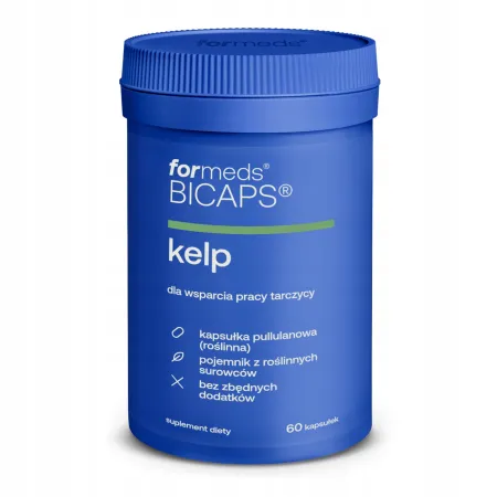 FORMEDS BICAPS Kelp wsparcie tarczycy METABOLIZM koncetracja SKÓRA 60k