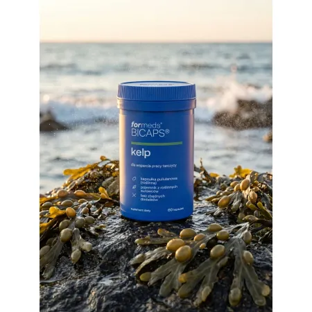 FORMEDS BICAPS Kelp wsparcie tarczycy METABOLIZM koncetracja SKÓRA 60k
