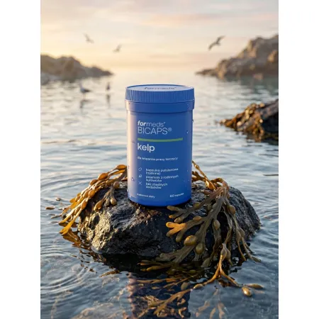 FORMEDS BICAPS Kelp wsparcie tarczycy METABOLIZM koncetracja SKÓRA 60k