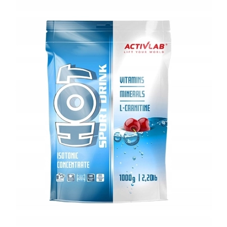 ACTIVLAB Sport Drink HOT 1KG węglowodany KARNITYNA ELEKTROLITY NAWODNIENIE