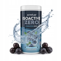 ACTIVLAB ISOACTIVE ZERO 225g ELEKTROLITY BEZ CUKRU NAWODNIENIE borówka