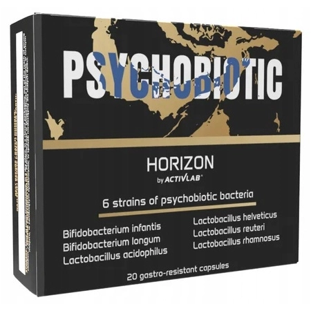 PSYCHOBITIC ACTIVLAB zdrowie psychiczne ZDROWE JELITA stres 20 kaps
