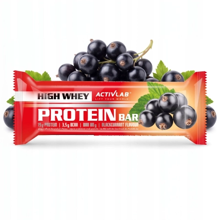 BATON PROTEINOWY białko Activlab High Whey Protein Bar 80g CZARNA PORZECZKA