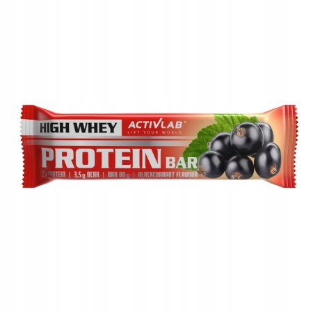 BATON PROTEINOWY białko Activlab High Whey Protein Bar 80g CZARNA PORZECZKA