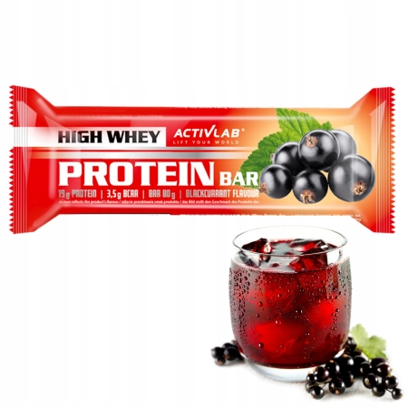 BATON PROTEINOWY białko Activlab High Whey Protein Bar 80g CZARNA PORZECZKA