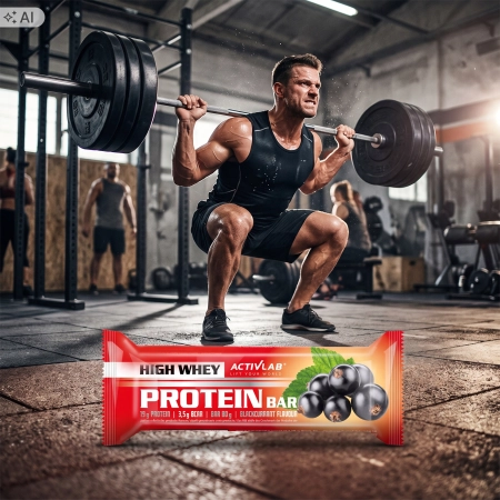 BATON PROTEINOWY białko Activlab High Whey Protein Bar 80g CZARNA PORZECZKA