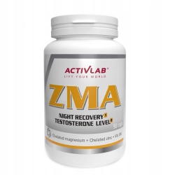 Activlab ZMA Magnez + Cynk + Witamina B6 Testosteron Mięśnie - 90 kaps.