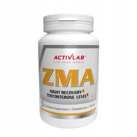 Activlab ZMA Magnez + Cynk + Witamina B6 Testosteron Mięśnie - 90 kaps.